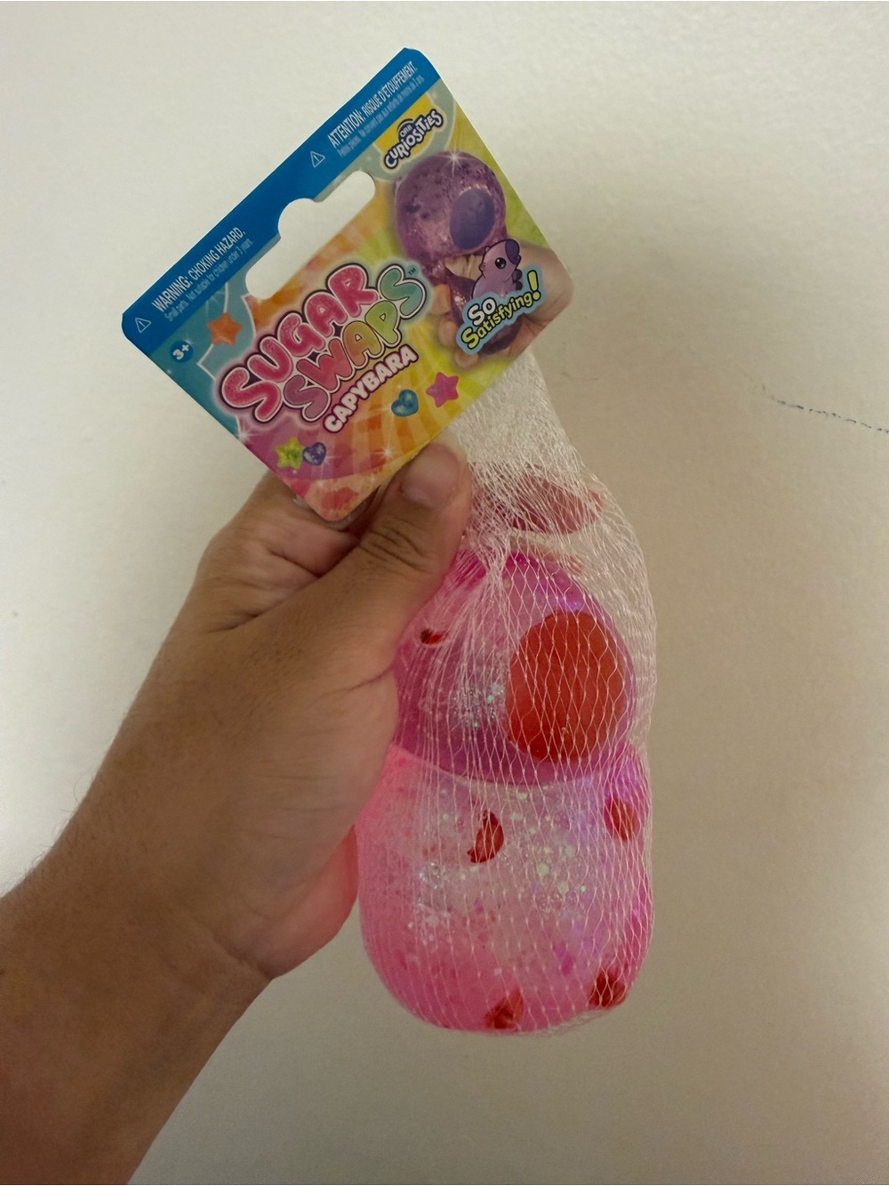 Sugar Swaps Pink Capybara Squishy Toy by Orb Curiosities